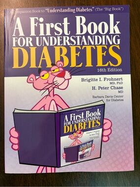 Diabetes Adult Children Information Books and Sling Backpack